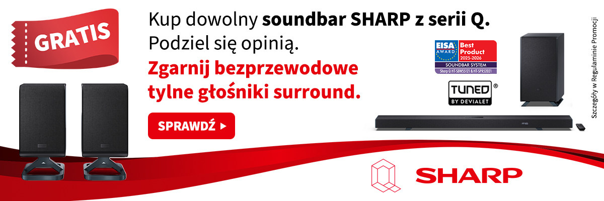 SHARP-5NS10-COACTOR-Promocja-Sharp-Soundbary-Q-RTV-www-gora-MM