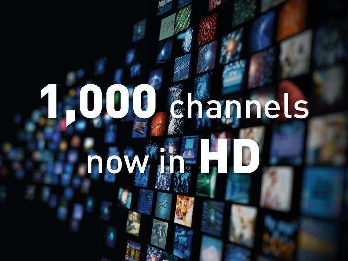 Ponad 1000 kanałów w jakości HD