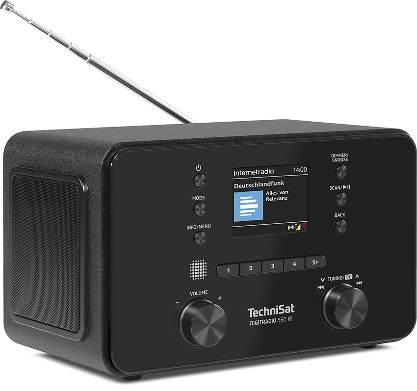 Radio stacjonarne z Wi-Fi i Bluetooth – DigitRadio 550 IR