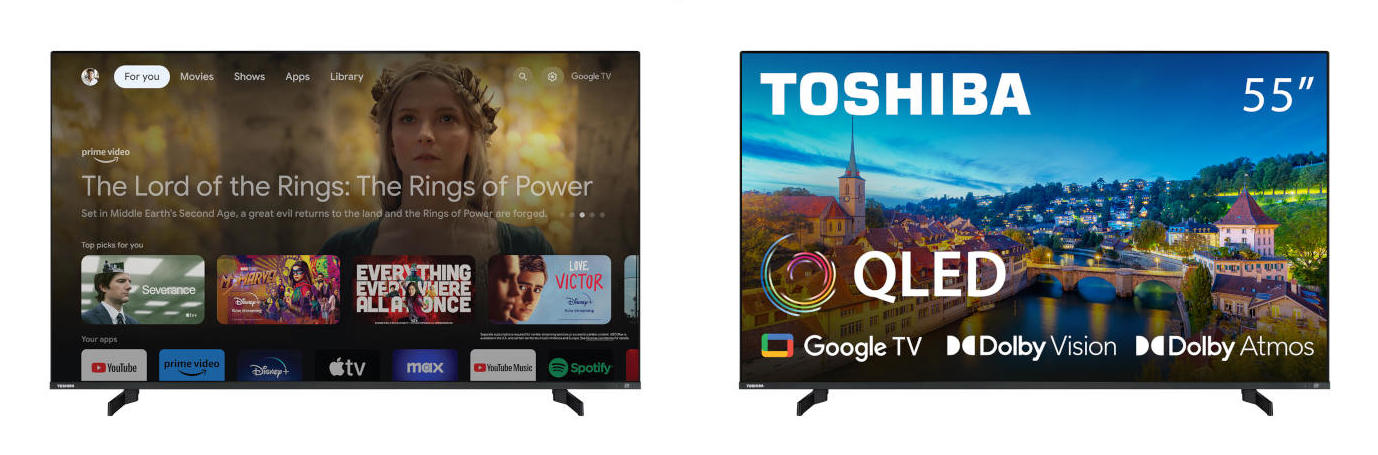 Telewizory TOSHIBA serii QG5E  – QLED z Google TV, Dolby Vision oraz Dolby Atmos