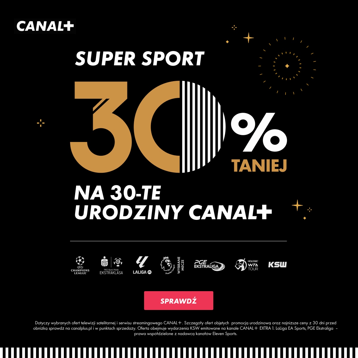 30 proc. taniej na 30-te urodziny