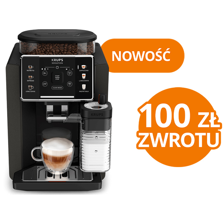 Krups Sensation Milk ze zwrotem 100 zł
