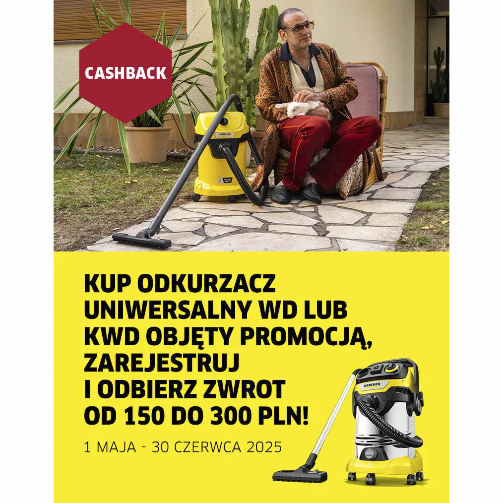 Kup odkurzacz WD lub KWD i uzyskaj do 300 zł