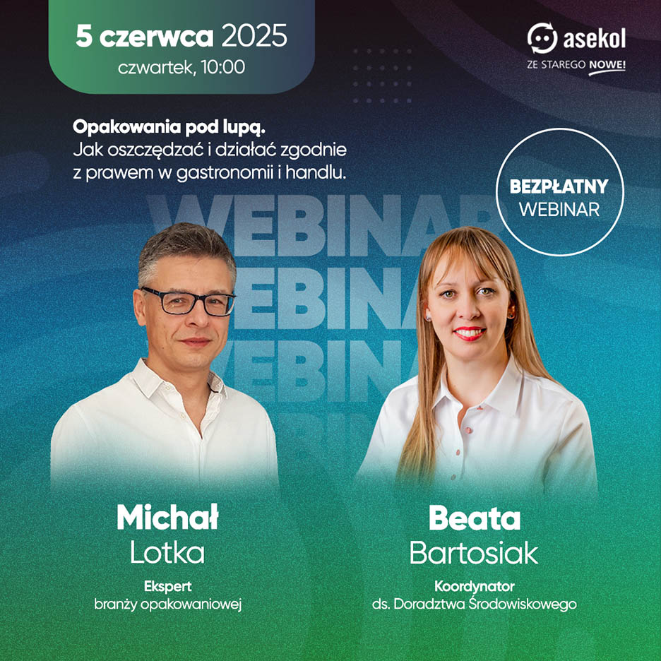 Webinarium: gospodarka opakowaniami w gastronomii i handlu