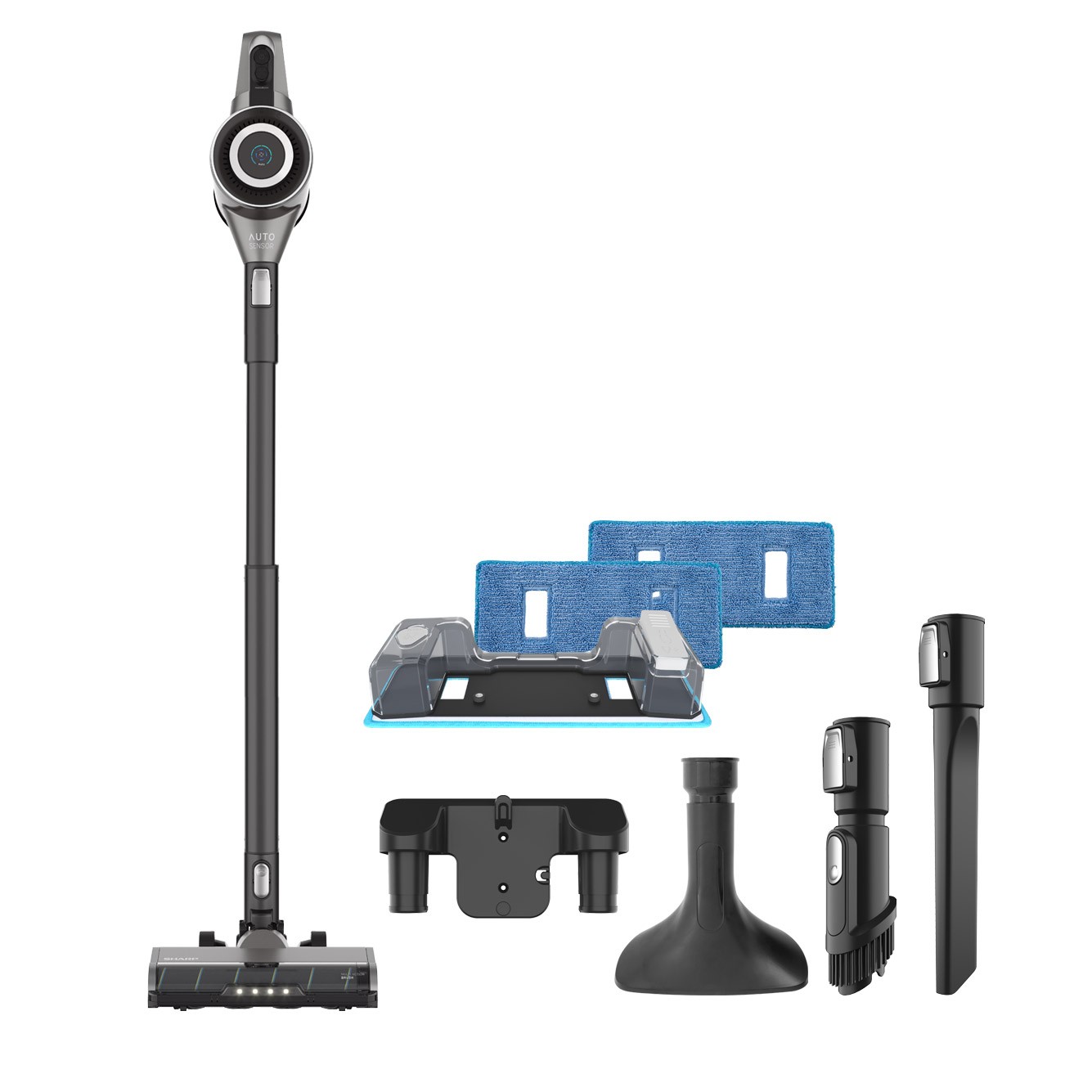 Bezprzewodowy odkurzacz pionowy Sharp SA-VP5551GS Parquet & Mop-2