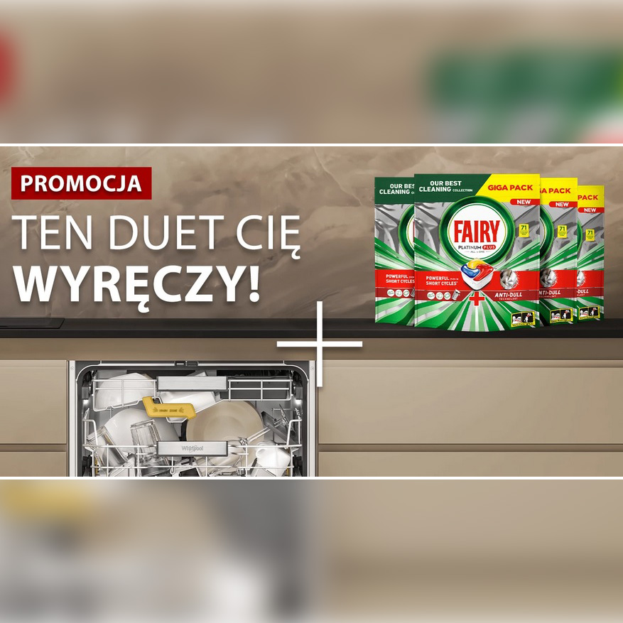 Kup zmywarkę i odbierz zapas kapsułek