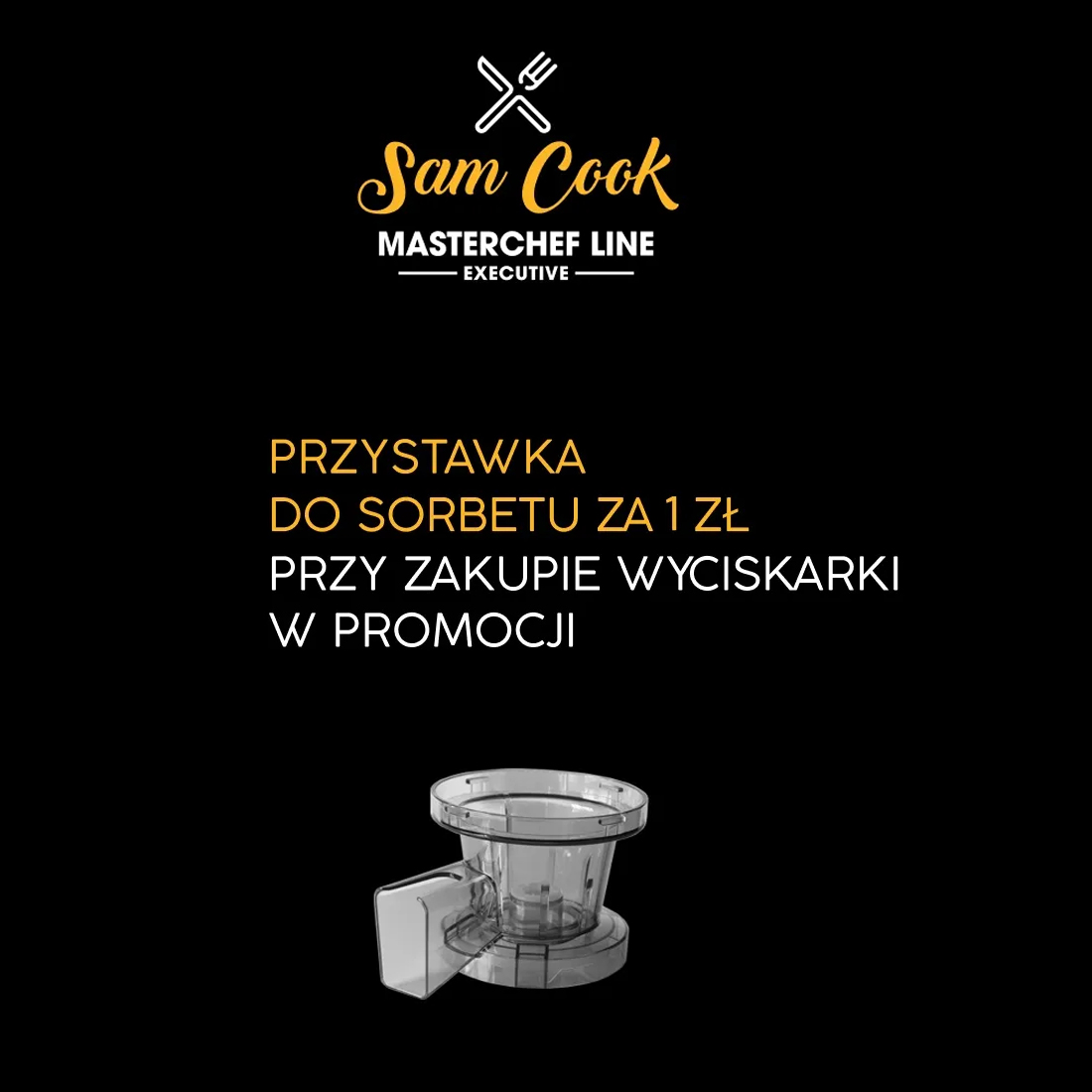 Przystawka do sorbetu za 1 zł w zestawie z wyciskarką