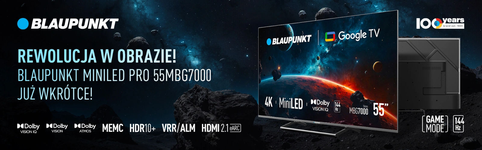 Telewizor mini-LED 55 cali – Blaupunkt 55MBG7000S
