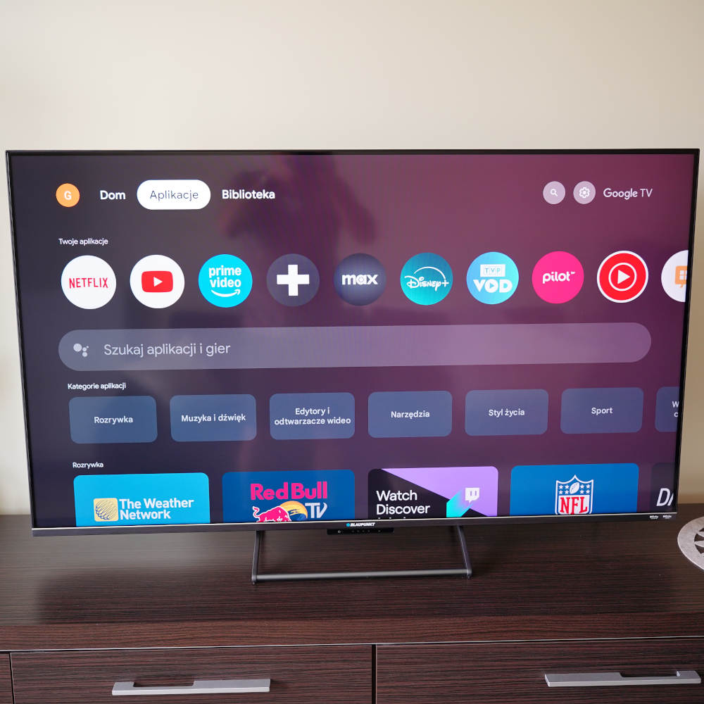 Test telewizora QLED Pro Blaupunkt 55MBG7000S z podświetleniem miniLED