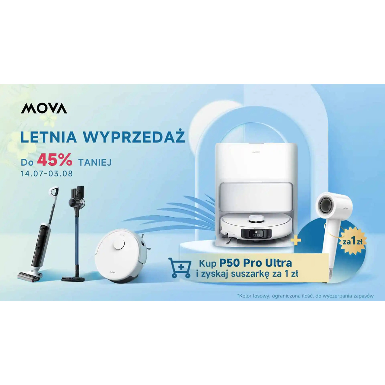 Wakacyjne promocje na urządzenia sprzątające