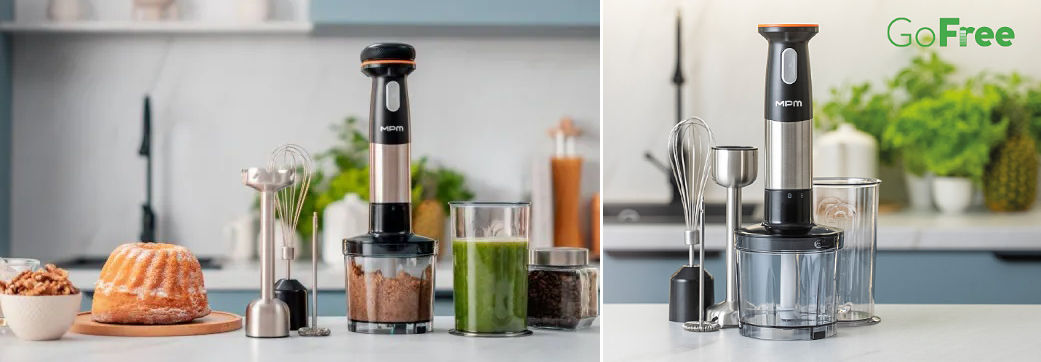 Akumulatorowy blender ręczny MPM GoFree CMBL‑01-2