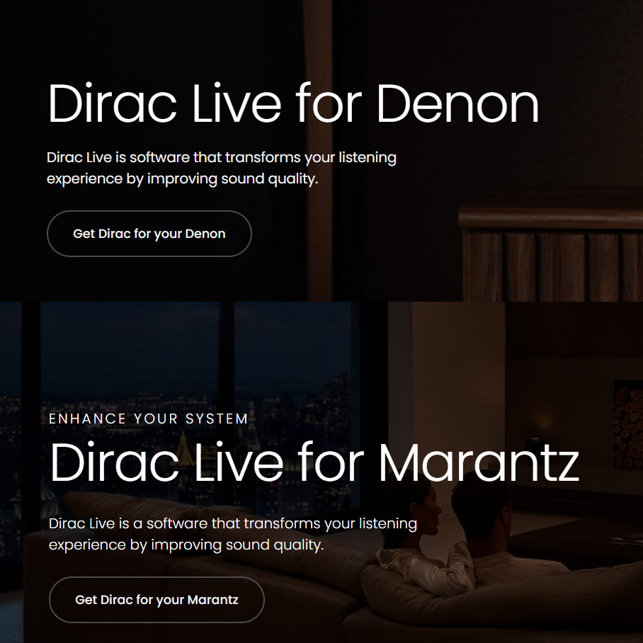 Dirac Live ART dostępny w amplitunerach Denon i Marantz