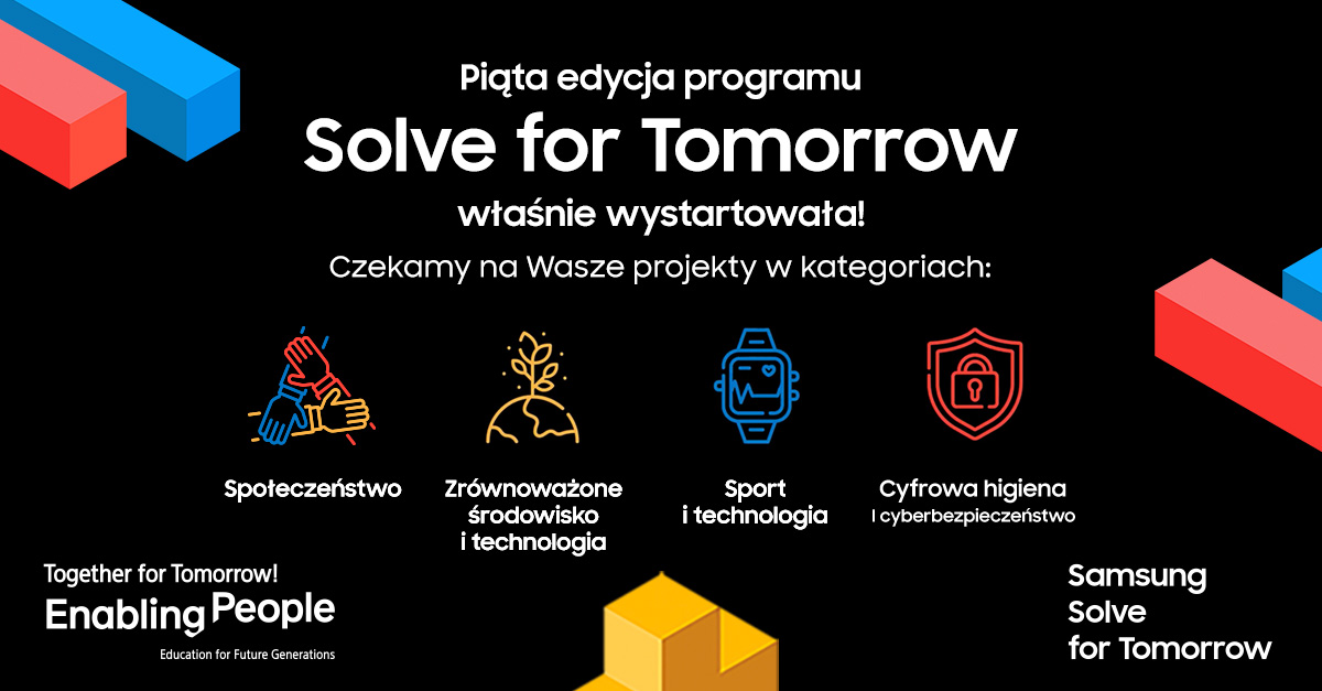 Młodzież z pomysłem zmienia świat  – rusza 5. edycja programu Solve for Tomorrow-2