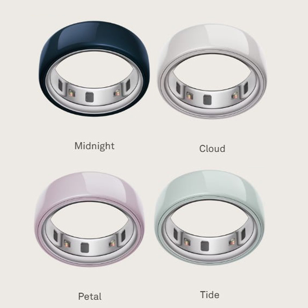 Oura Ring 4 Ceramic – kolorowe pierścionki i etui ładujące