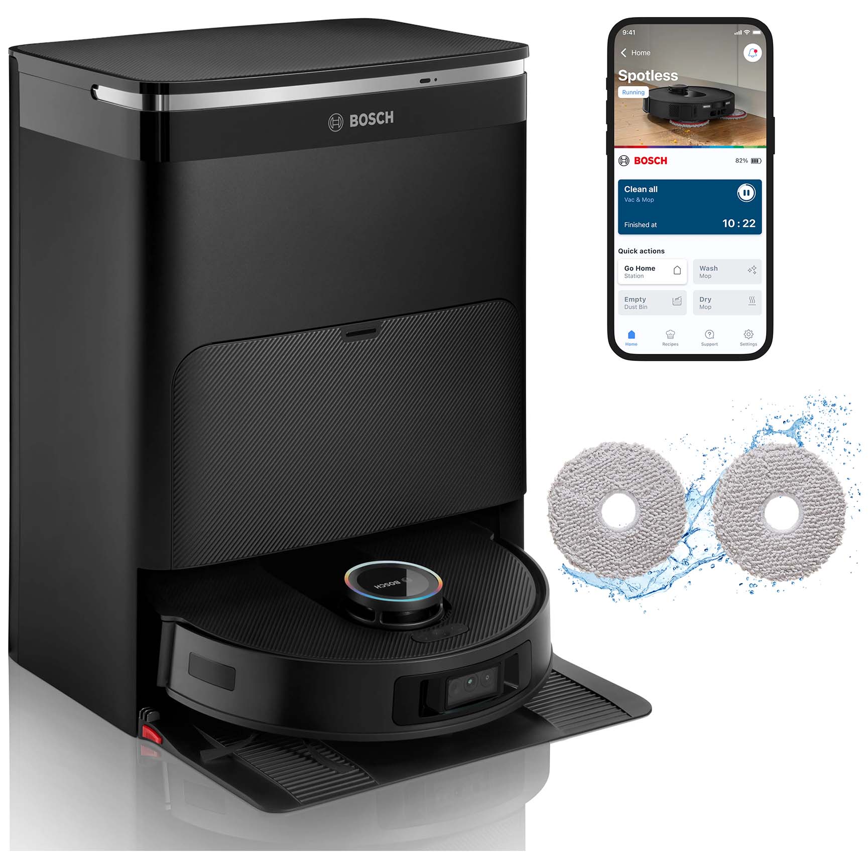 Robot sprzątający Bosch Spotless Max Cam BCRDW3BX