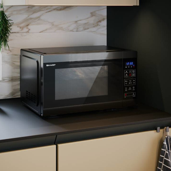 Kuchenki mikrofalowe Sharp – od codziennej wygody do kuchni przyszłości [promocja]