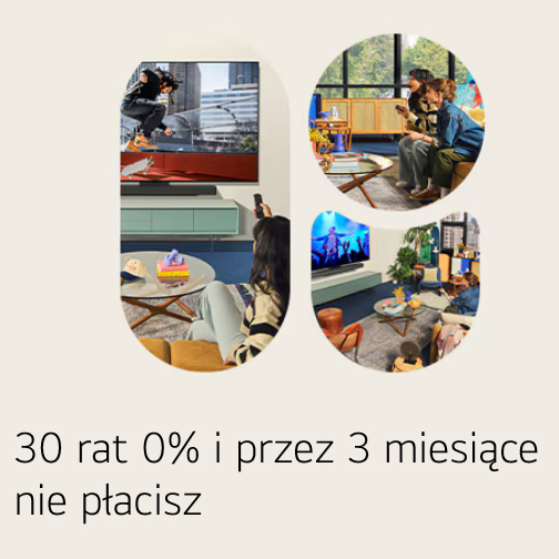 30 rat 0 proc. i trzy miesiące bez spłaty w sklepie internetowym LG