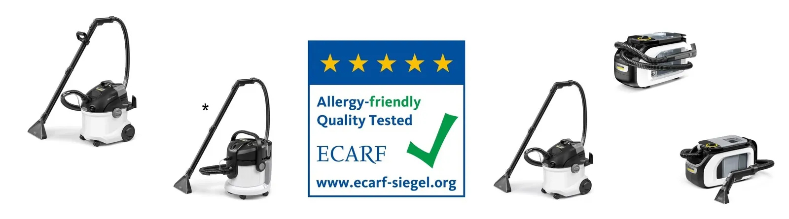 Urządzenia Kaercher z certyfikatem ECARF-2