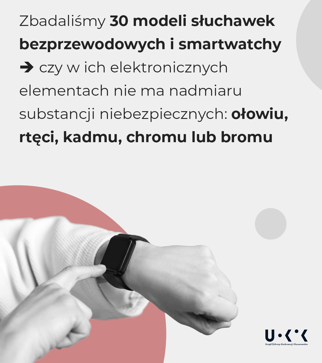 Niebezpieczne substancje w słuchawkach i smartwatchach. Raport Inspekcji Handlowej z kontroli 2025 r.-2