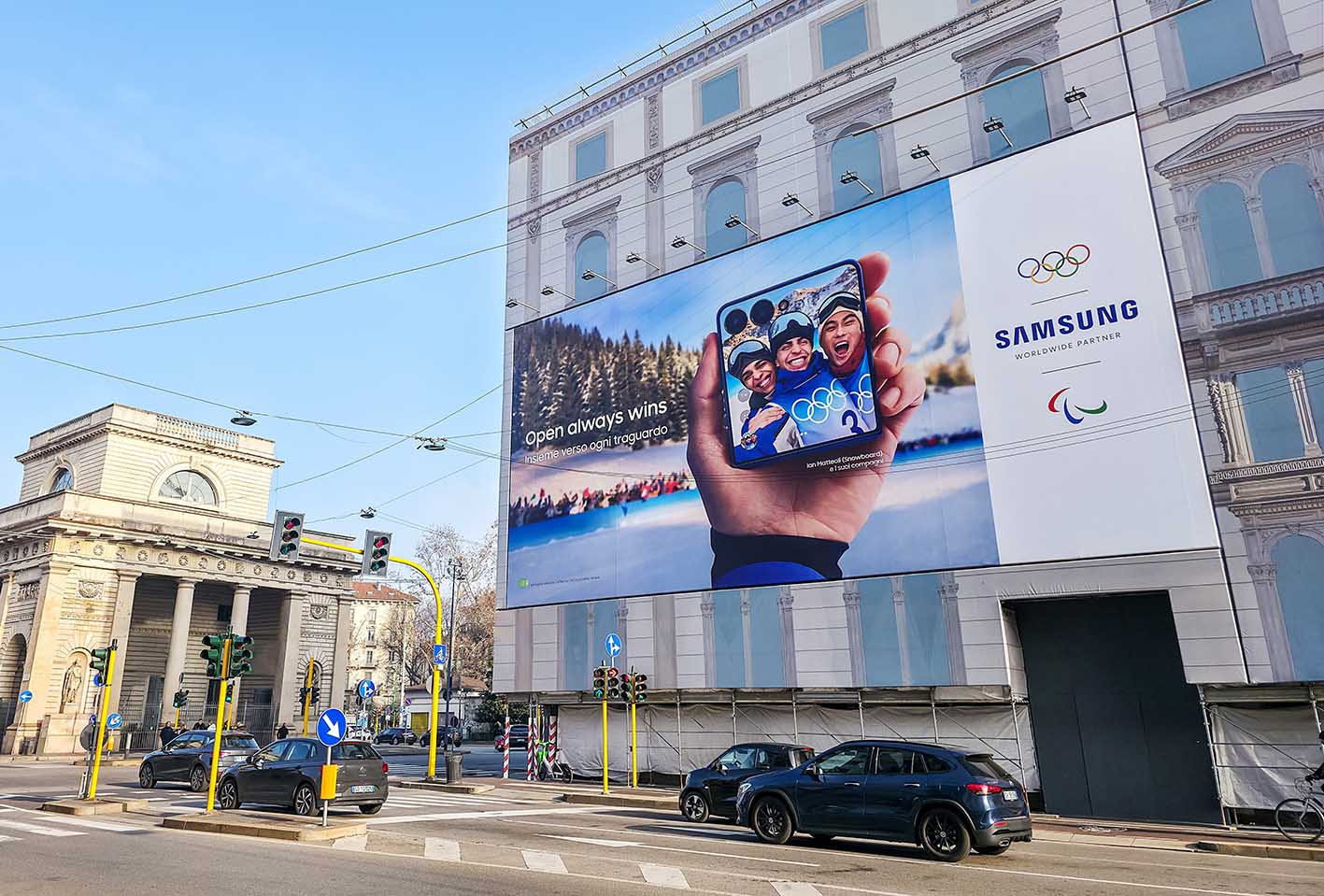 Samsung otwiera Mediolan na olimpijskie emocje Start kampanii „Niech wygra otwartość”-2