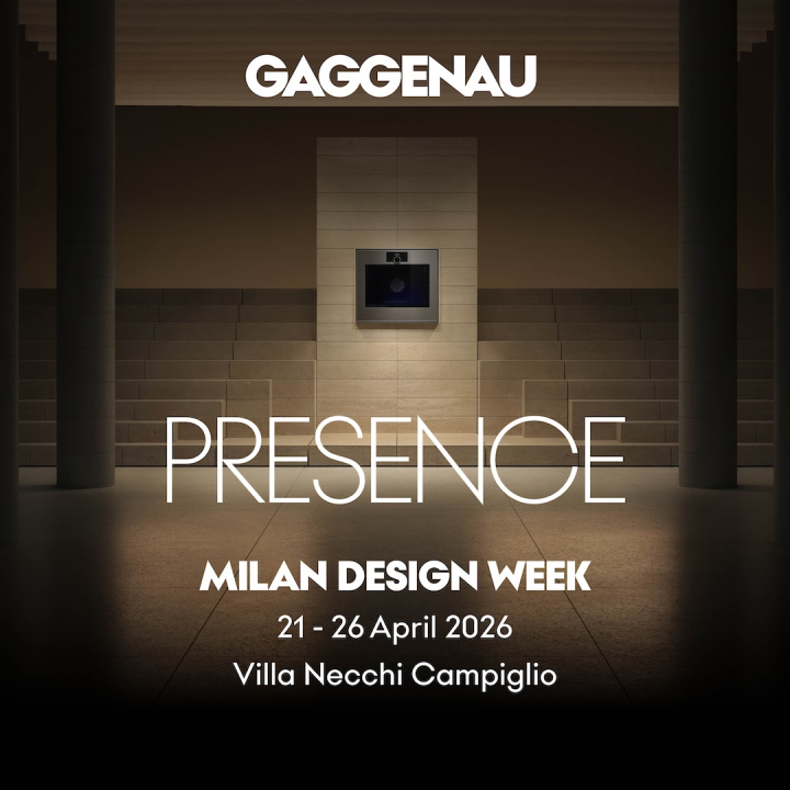 Gaggenau zapowiada instalację „Presence” podczas „Milan Design Week 2026”