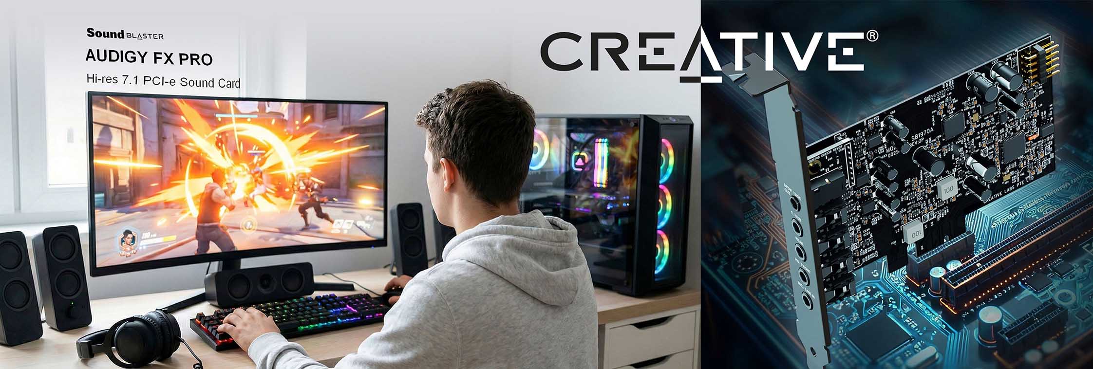 Karta dźwiękowa Creative Sound Blaster Audigy FX Pro-3