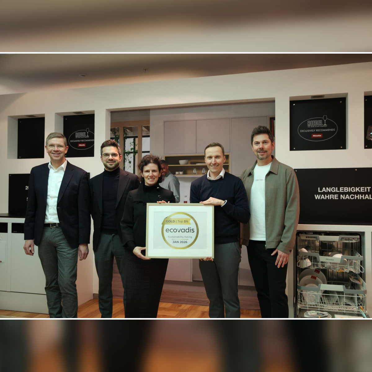 Miele ze Złotym Medalem EcoVadis