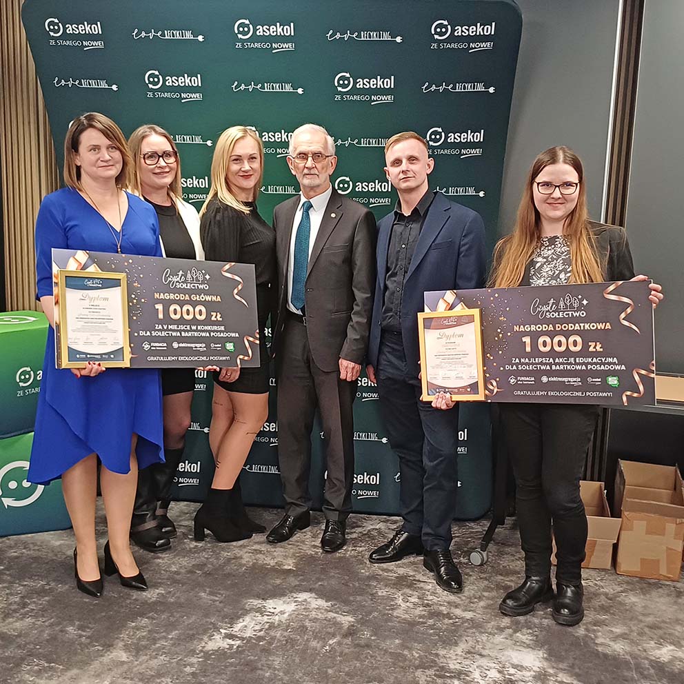 Ponad 1100 ton elektroodpadów zebranych w projekcie Czyste Sołectwo!