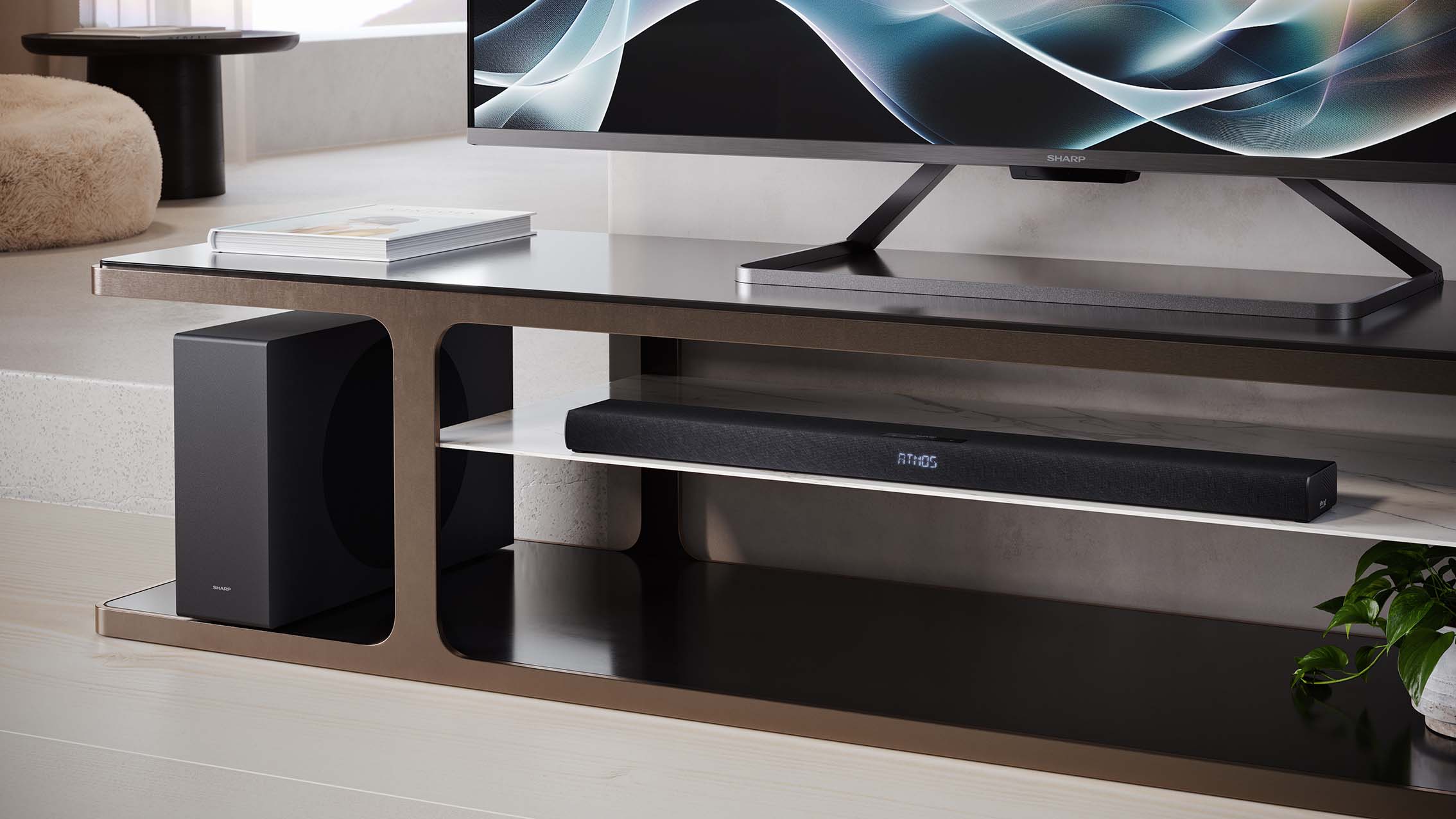 Potężne brzmienie w smukłej formie – Sharp HT-SBW320-8