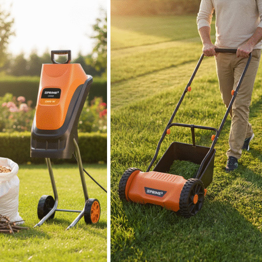 Rozdrabniacz PRIME3 GGS21 i kosiarka bębnowa GLM11