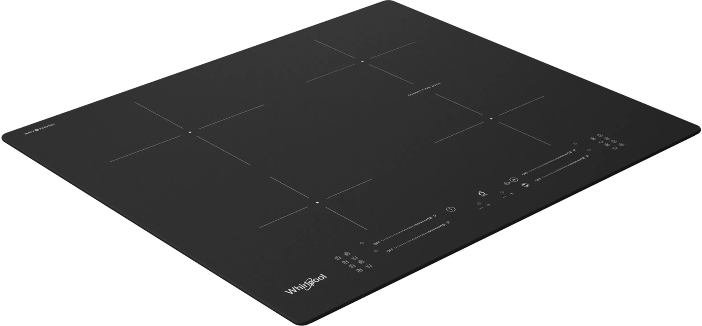 Matowa płyta indukcyjna Whirlpool WBS2560NEBM-2