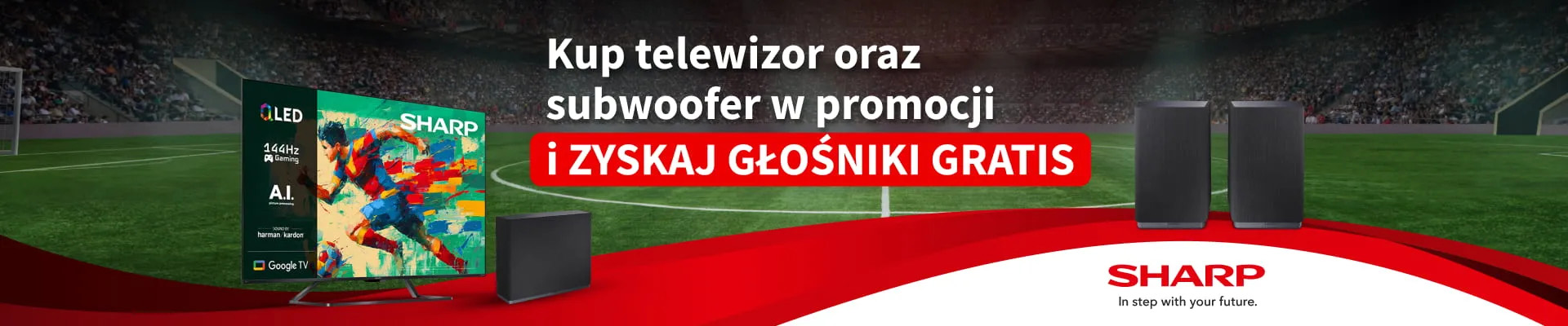 Głośniki surround przy zakupie telewizora i subwoofera Sharp-2