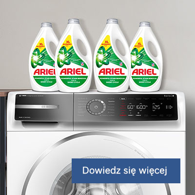 Bosch nagradza zakup pralek i-DOS. W zestawie roczny zapas płynu do prania.