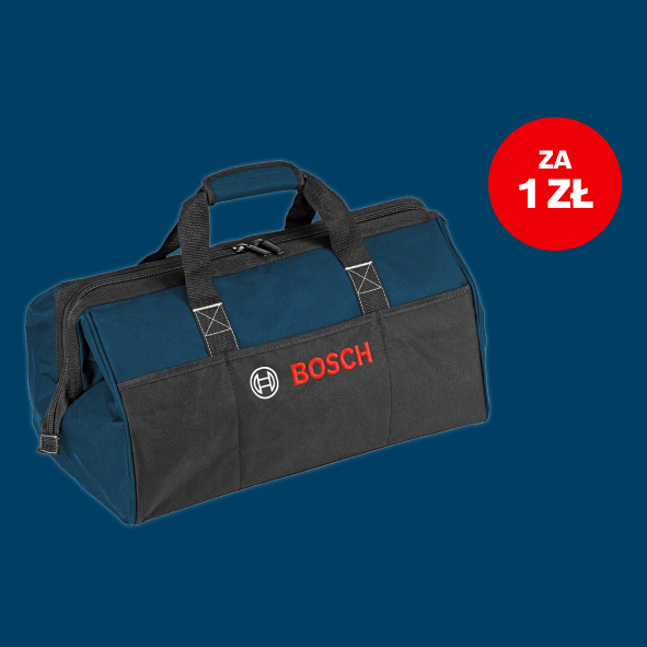 Bosch Professional dodaje torbę narzędziową za 1 zł