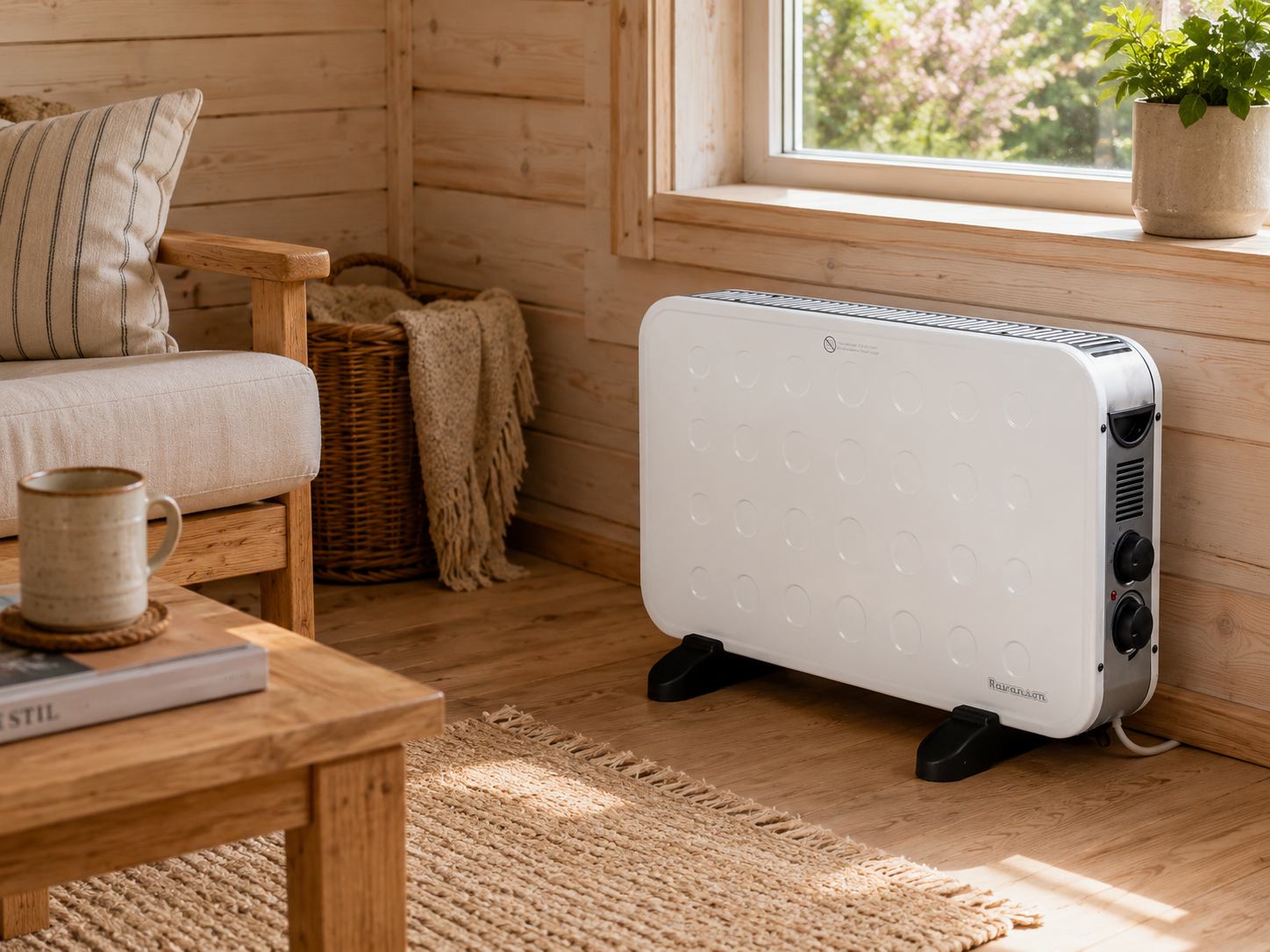 Grzejnik konwektorowy z termostatem – Ravanson CH-9000WT