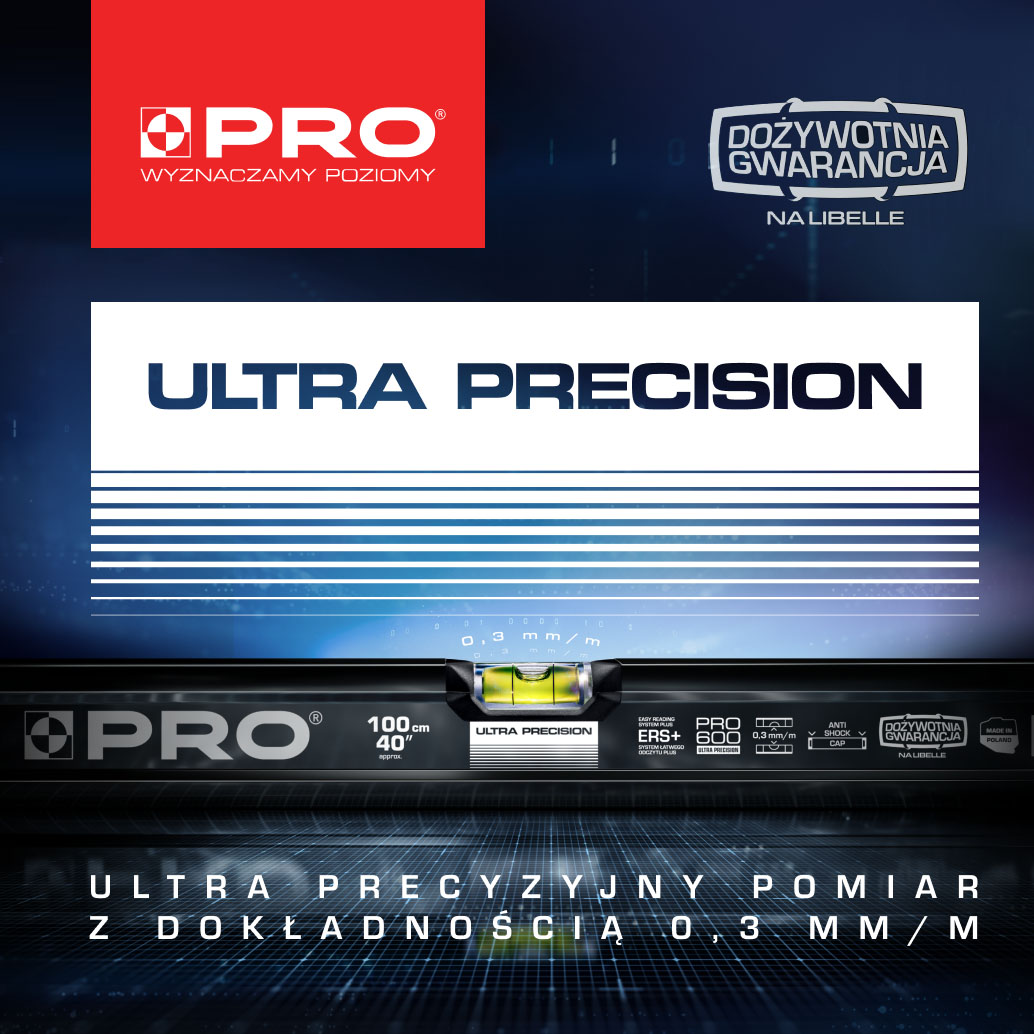 Poziomnica PRO600 Ultra Precision