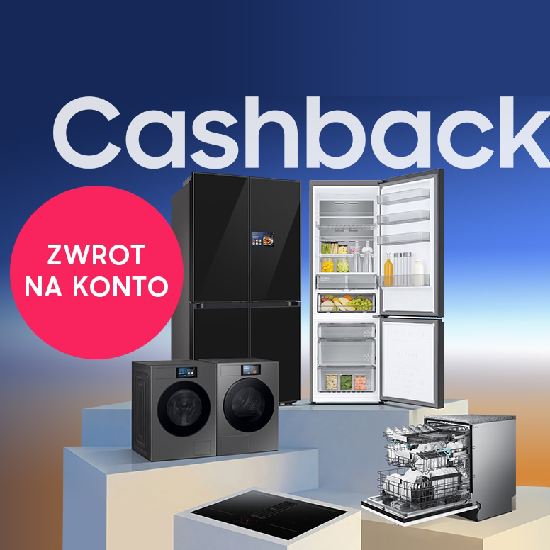 Samsung rusza z promocją cashback. Nawet 3800 zł zwrotu za zestaw urządzeń AGD