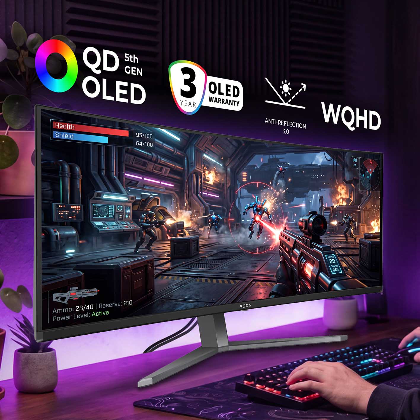 AGON by AOC wraca na Gamescom. Pokaże dwa potężne monitory QD-OLED