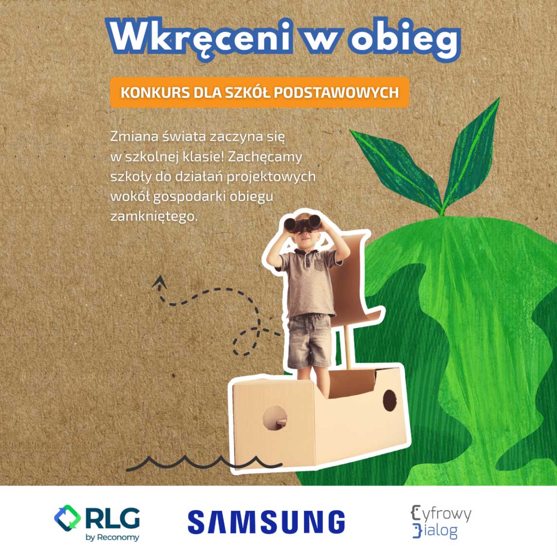 Partnerem konkursu dla szkół „Wkręceni w obieg”